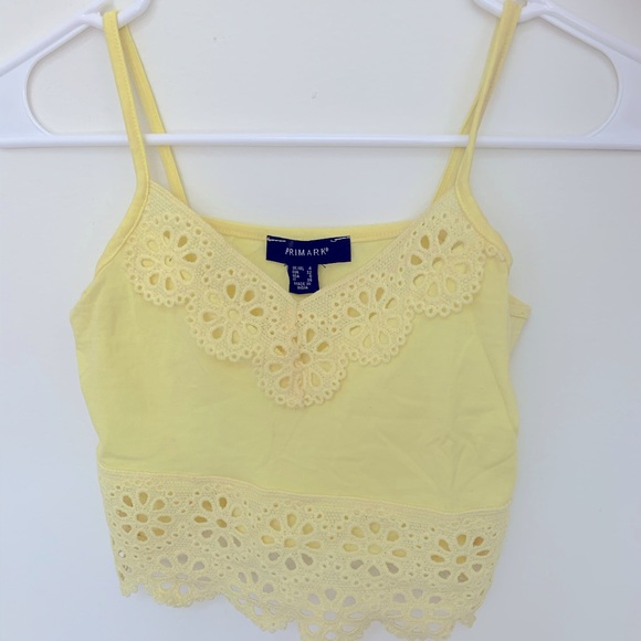 Primark yellow crop top Clearance